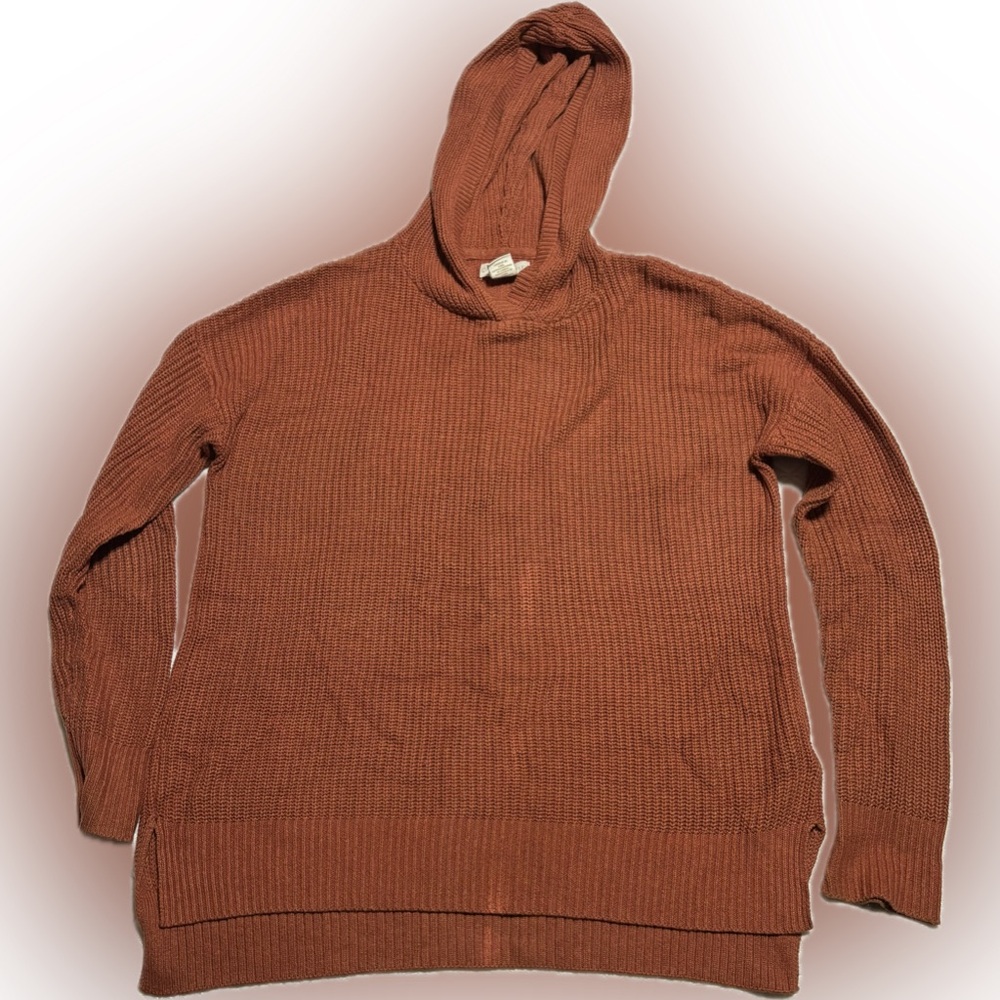 Cynthia Rowley Brown Hooded Sweater